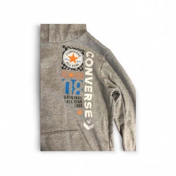 Converse Gray Hoodie with Graphic Print - Picture 2 of 5